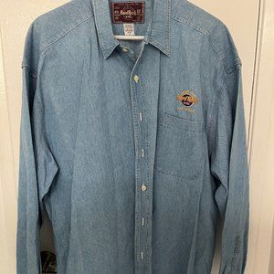 Hard Rock Las Vegas Men's XL jeans shirt